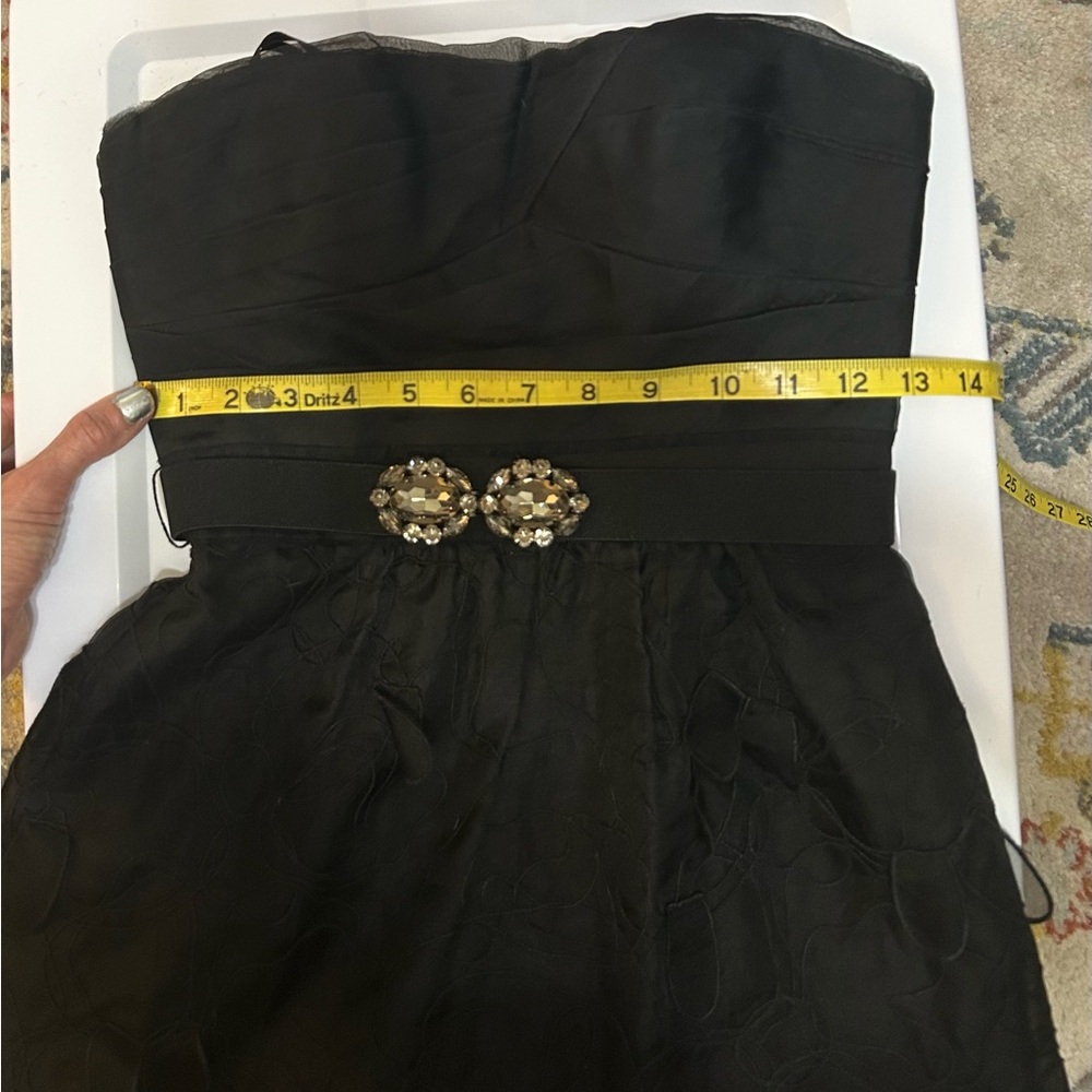 BCBGMaxAzria Elegant Black Textured Dress NWOT - Picture 9 of 14